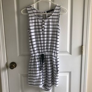 Striped romper